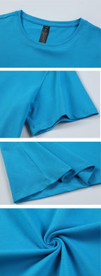 Mens Casual Sports 95%cotton 5%spandex Tshirt L-325338