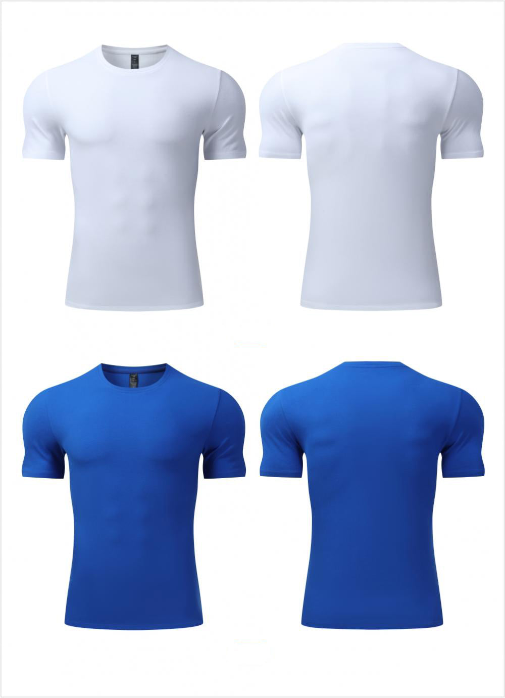 Mens Casual Sports 95%cotton 5%spandex Tshirt L-325338