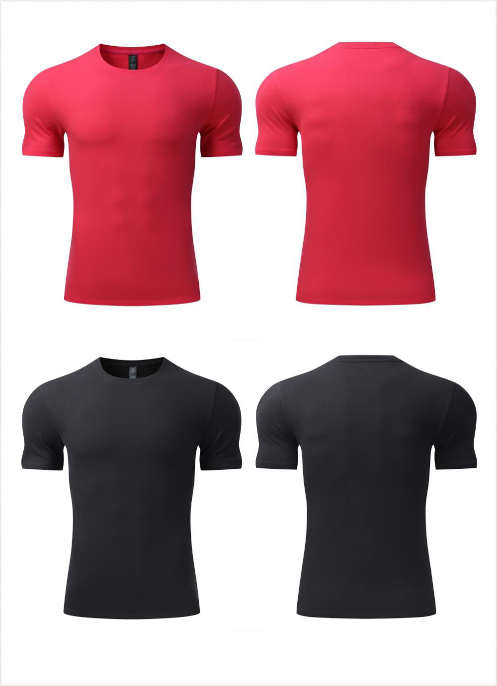 Mens Casual Sports 95%cotton 5%spandex Tshirt L-325338