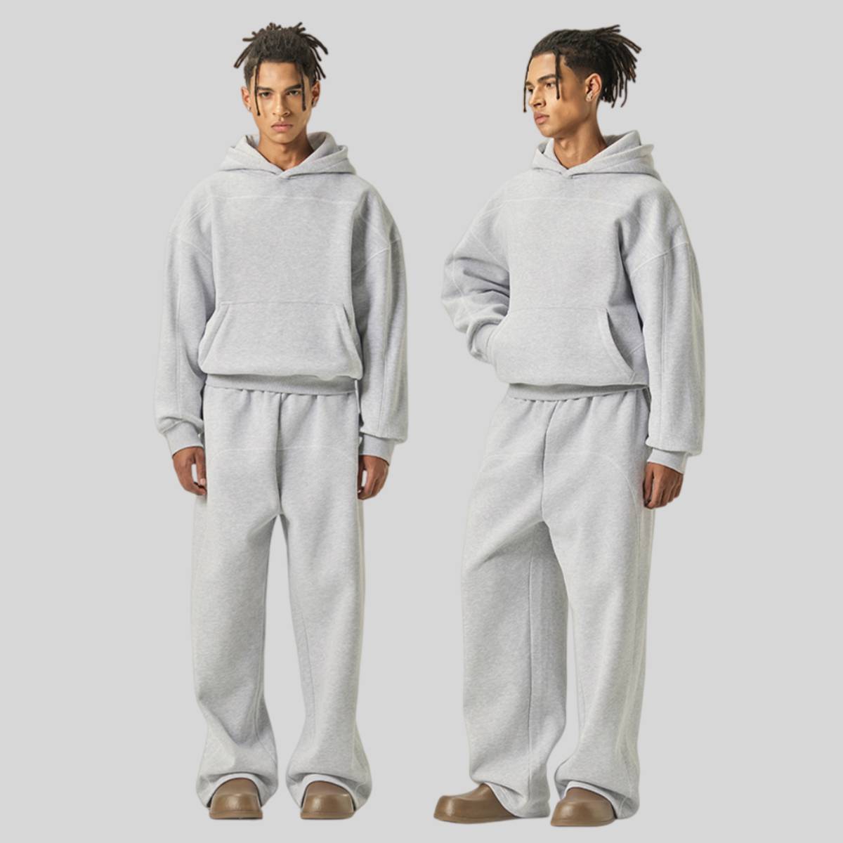 Mens Oversized 36.8%cotton 57.4%polyester 5.8%other fibers hoodie Set L915-M8315-K7315 print logo 57