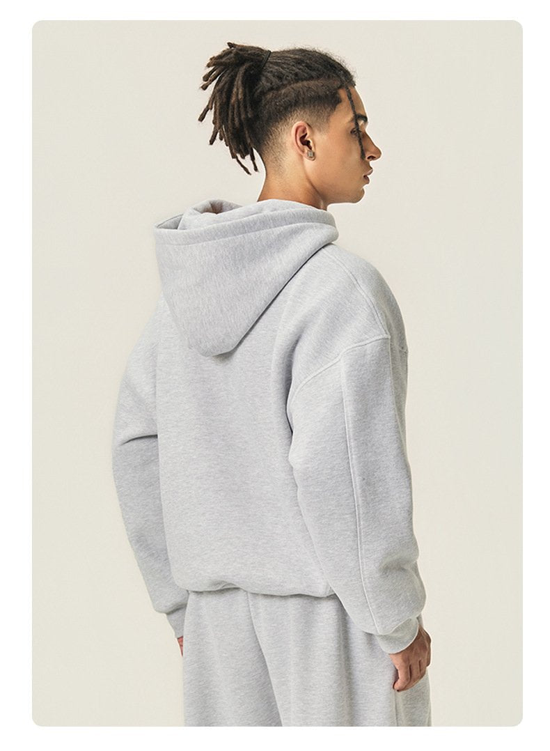Mens Oversized 36.8%cotton 57.4%polyester 5.8%other fibers zip hoodie Set L915-M8315-K7315 print logo 40