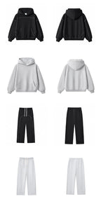 Mens Oversized 36.8%cotton 57.4%polyester 5.8%other fibers hoodie Set L915-M8315-K7315 print logo 48