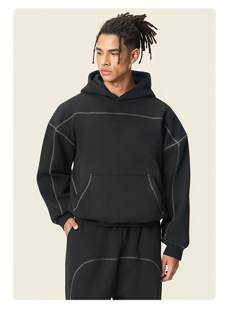 Mens Oversized 36.8%cotton 57.4%polyester 5.8%other fibers hoodie Set L915-M8315-K7315 print logo 37