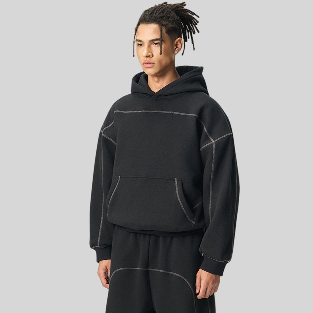 Mens Oversized 36.8%cotton 57.4%polyester 5.8%other fibers hoodie Set L915-M8315-K7315 print logo 52