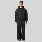 Mens Oversized 36.8%cotton 57.4%polyester 5.8%other fibers zip hoodie Sweatpants Set L915-M8315-K7315 - hoodie print logo 14