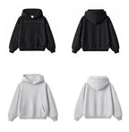 Mens Oversized 36.8%cotton 57.4%polyester 5.8%other fibers zip hoodie Sweatpants Set L915-M8315-K7315 - hoodie print logo 11