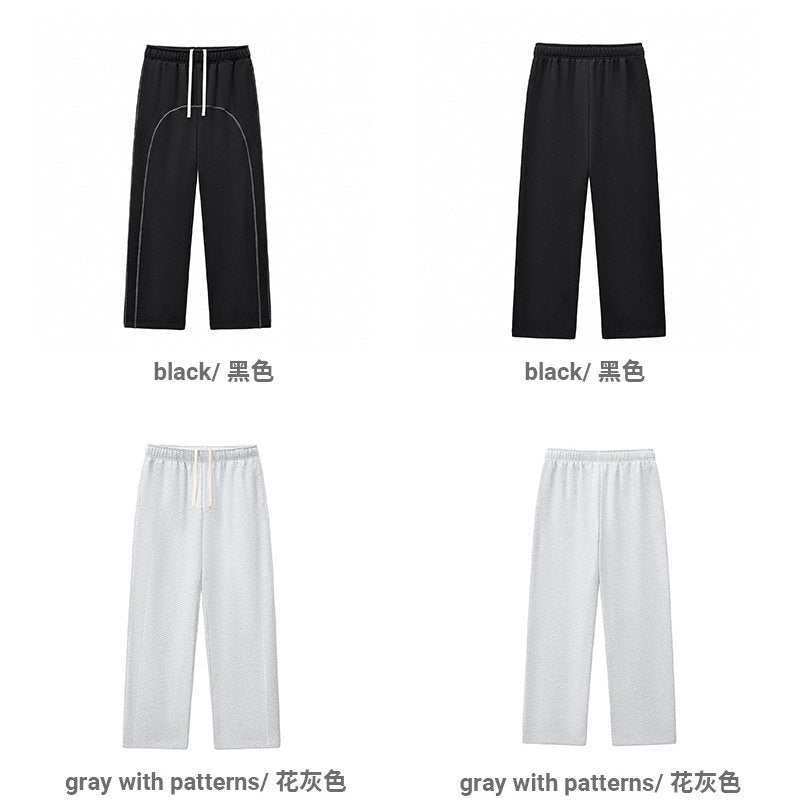 Mens Oversized 36.8%cotton 57.4%polyester 5.8%other fibers zip hoodie Sweatpants Set L915-M8315-K7315 - hoodie print logo 15