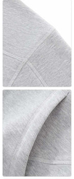 Mens Oversized 36.8%cotton 57.4%polyester 5.8%other fibers zip hoodie Sweatpants Set L915-M8315-K7315 - hoodie print logo 27