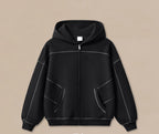 Mens Oversized 36.8%cotton 57.4%polyester 5.8%other fibers zip hoodie Sweatpants Set L915-M8315-K7315