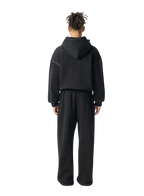Mens Oversized 36.8%cotton 57.4%polyester 5.8%other fibers zip hoodie Sweatpants Set L915-M8315-K7315