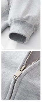 Mens Oversized 36.8%cotton 57.4%polyester 5.8%other fibers zip hoodie Sweatpants Set L915-M8315-K7315