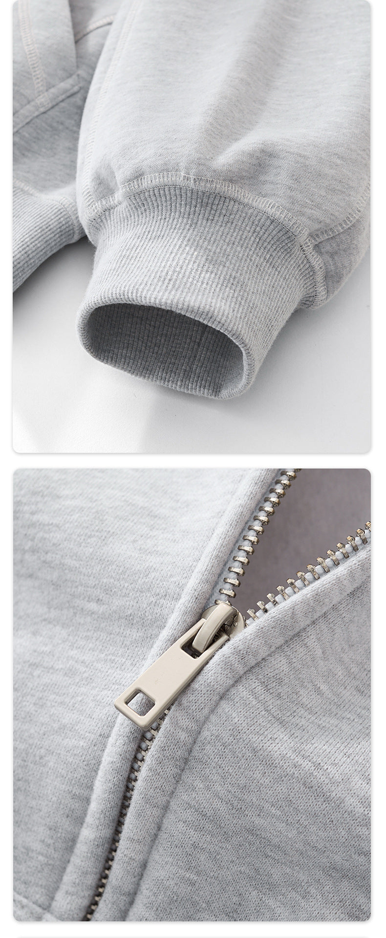 Mens Oversized 36.8%cotton 57.4%polyester 5.8%other fibers zip hoodie Sweatpants Set L915-M8315-K7315