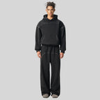 Mens Oversized zip hoodie Sweatpants Set - Honfitwear