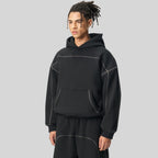 Mens Oversized zip hoodie Sweatpants Set - Honfitwear