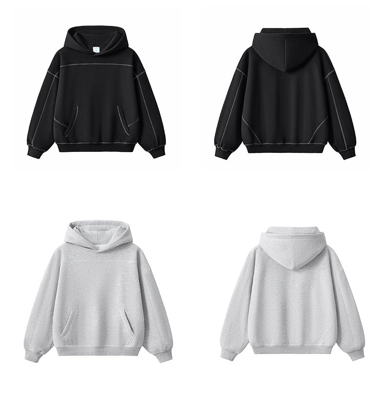 Mens Oversized 36.8%cotton 57.4%polyester 5.8%other fibers zip hoodie Sweatpants Set L915-M8315-K7315