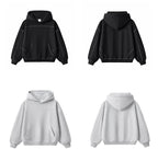 Mens Oversized 36.8%cotton 57.4%polyester 5.8%other fibers zip hoodie Sweatpants Set L915-M8315-K7315