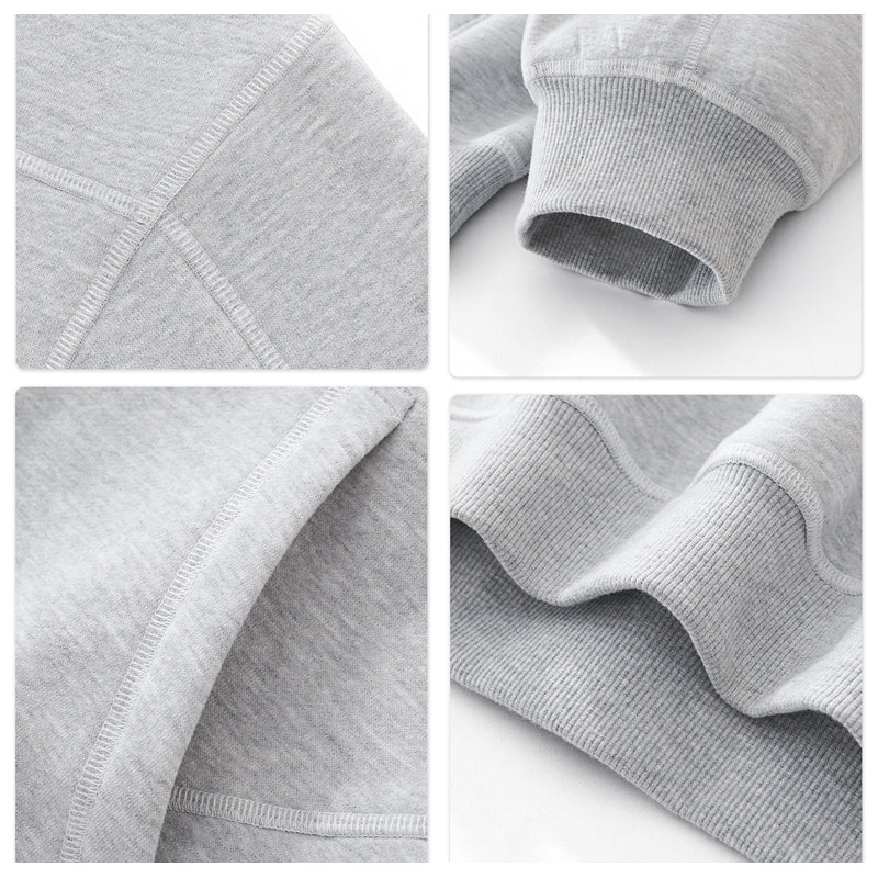 Mens Oversized 36.8%cotton 57.4%polyester 5.8%other fibers zip hoodie Sweatpants Set L915-M8315-K7315