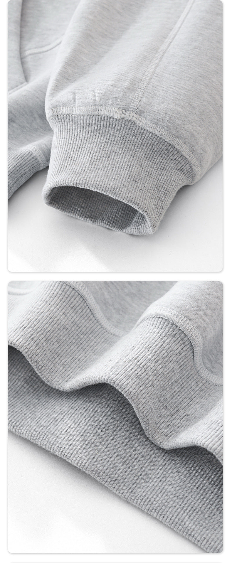 Mens Oversized 36.8%cotton 57.4%polyester 5.8%other fibers zip hoodie Sweatpants Set L915-M8315-K7315