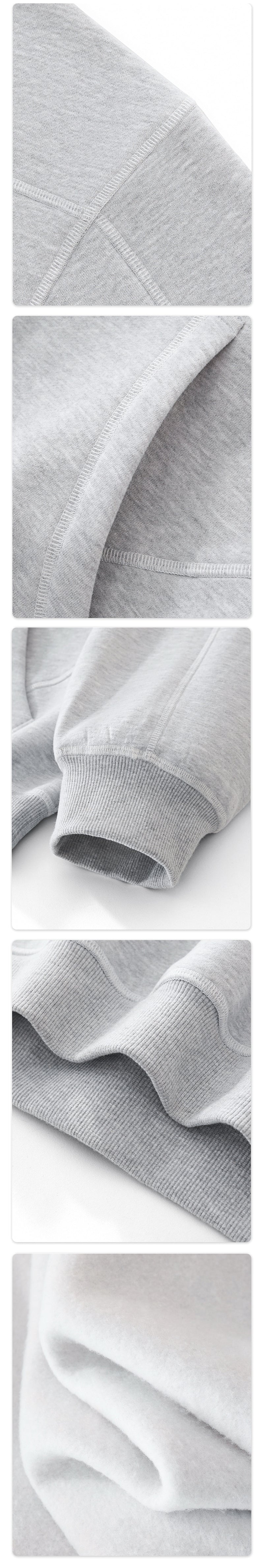 Mens Oversized 36.8%cotton 57.4%polyester 5.8%other fibers zip hoodie Sweatpants Set L915-M8315-K7315
