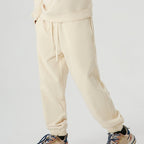Children Casual Joggers 100% cotton Kids Pants LL-BK16 print logo 29