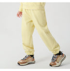 Children Casual Joggers 100% cotton Kids Pants LL-BK16 print logo 35