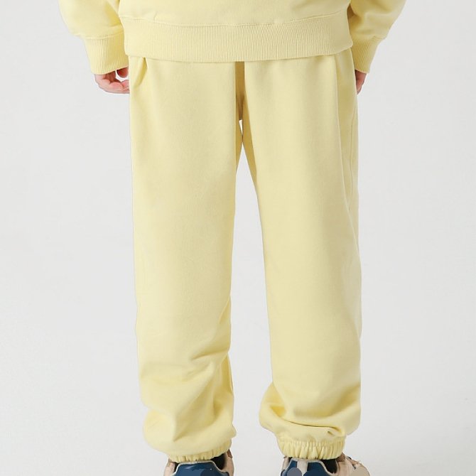 Children Casual Joggers 100% cotton Kids Pants LL-BK16 print logo 30