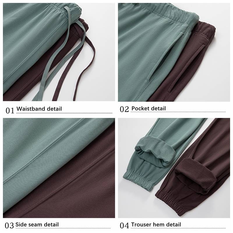 Children Casual Joggers 100% cotton Kids Pants LL-BK16 print logo 28