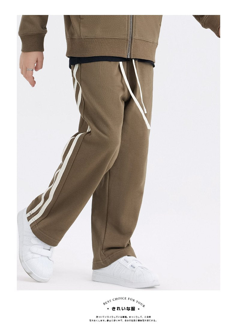 Children Sports Joggers 100% cotton Pants Kids LL-BK26 print logo 26