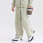 Children Sports Joggers 100% cotton Pants Kids LL-BK26 print logo 10