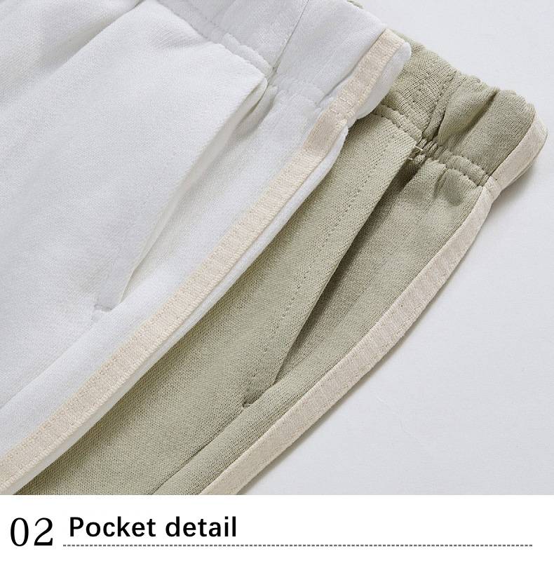 Children Sports Joggers 100% cotton Pants Kids LL-BK26 print logo 31