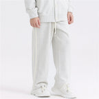 Children Sports Joggers 100% cotton Pants Kids LL-BK26 print logo 11