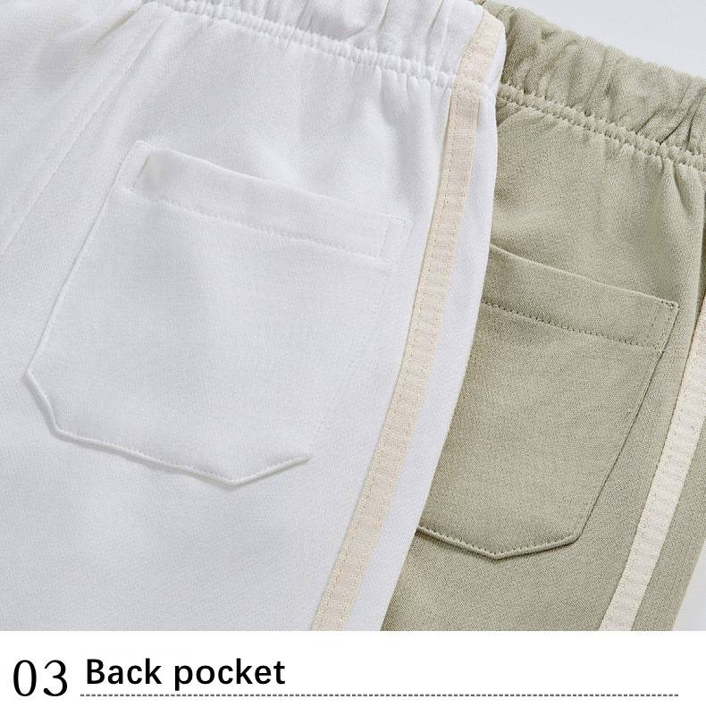 Children Sports Joggers 100% cotton Pants Kids LL-BK26 print logo 32