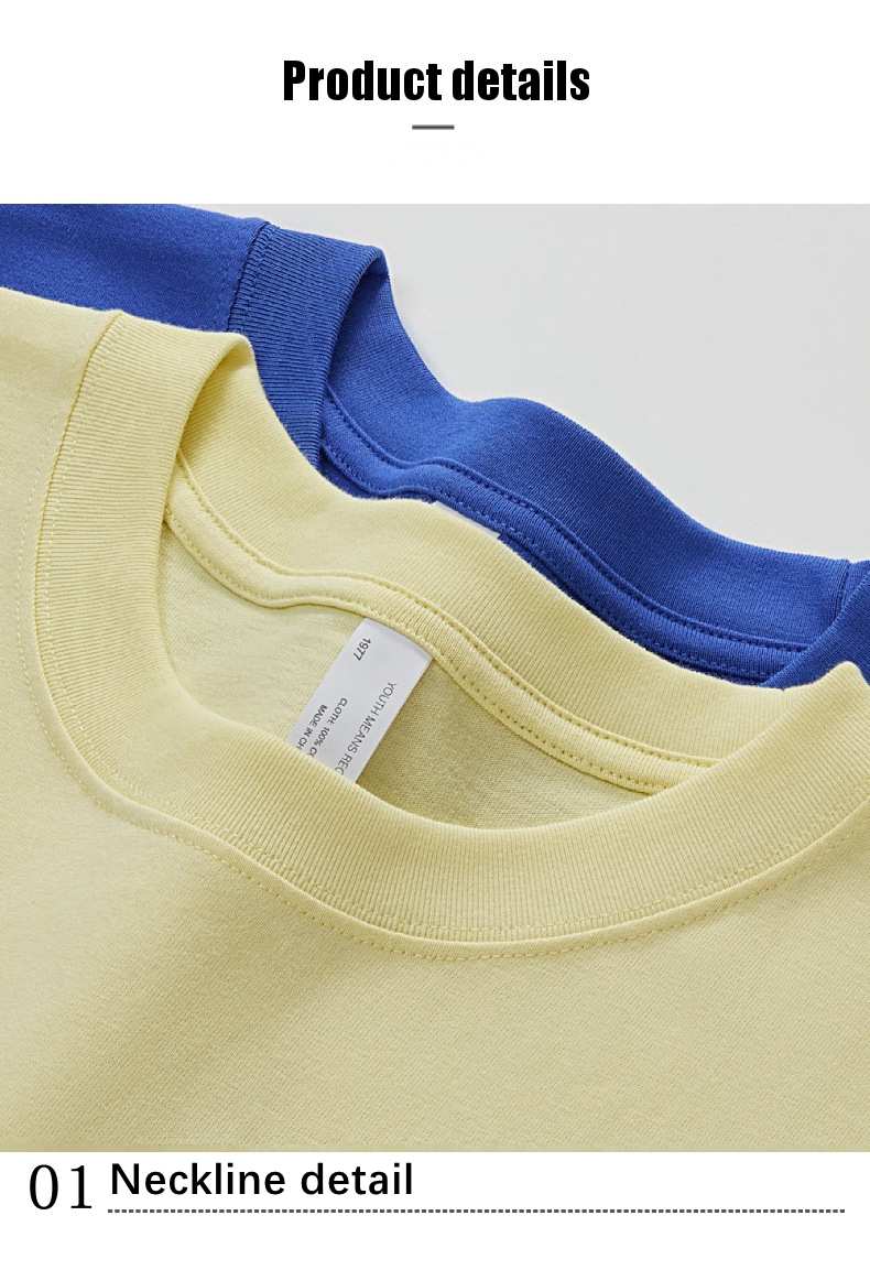 Children Casual Sportswear 100% cotton Set LL-BT034+BK7 - Tshirt print logo 26