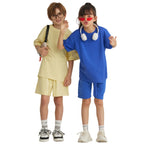 Children Casual Sportswear 100% cotton Set LL-BT034+BK7 Set print logo 6