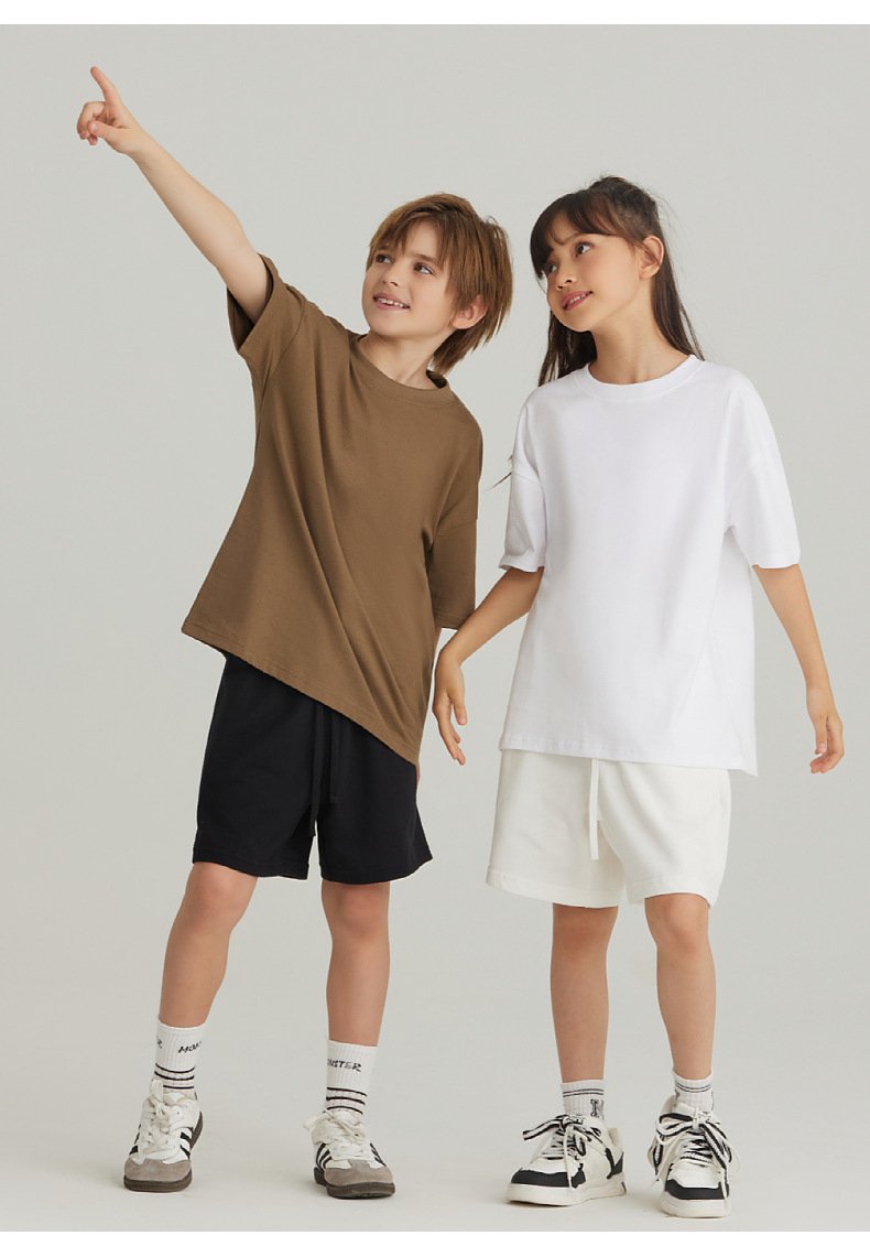 Children Casual Sportswear 100% cotton Set LL-BT034+BK7 Set print logo 31