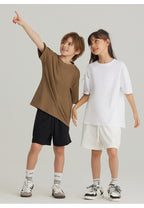 Children Casual Sportswear 100% cotton Set LL-BT034+BK7 Set print logo 31