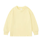 Children Sports Workout 100% cotton Long Sleeve Shirt LL-BT035 print logo 25