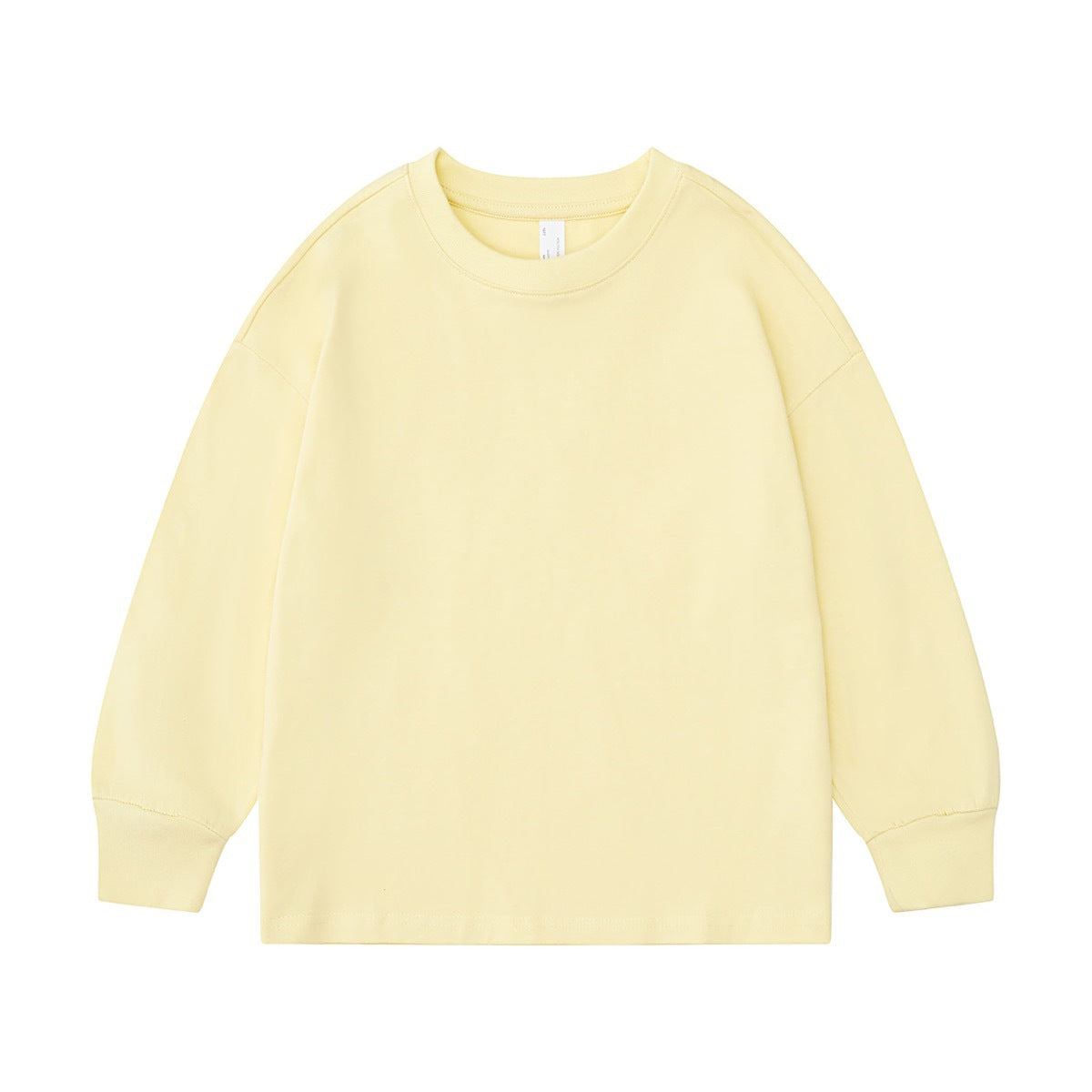 Children Sports Workout 100% cotton Long Sleeve Shirt LL-BT035 print logo 10