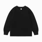 Children Sports Workout 100% cotton Long Sleeve Shirt LL-BT035 print logo 6