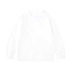 Children Sports Workout 100% cotton Long Sleeve Shirt LL-BT035 print logo 18