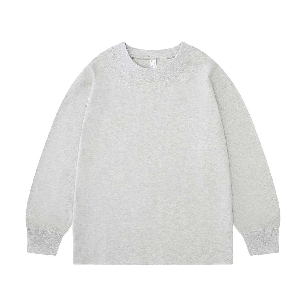 Children Sports Workout 100% cotton Long Sleeve Shirt LL-BT035 print logo 27