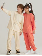 Children Sports Workout 100% cotton Long Sleeve Shirt LL-BT035 print logo 39