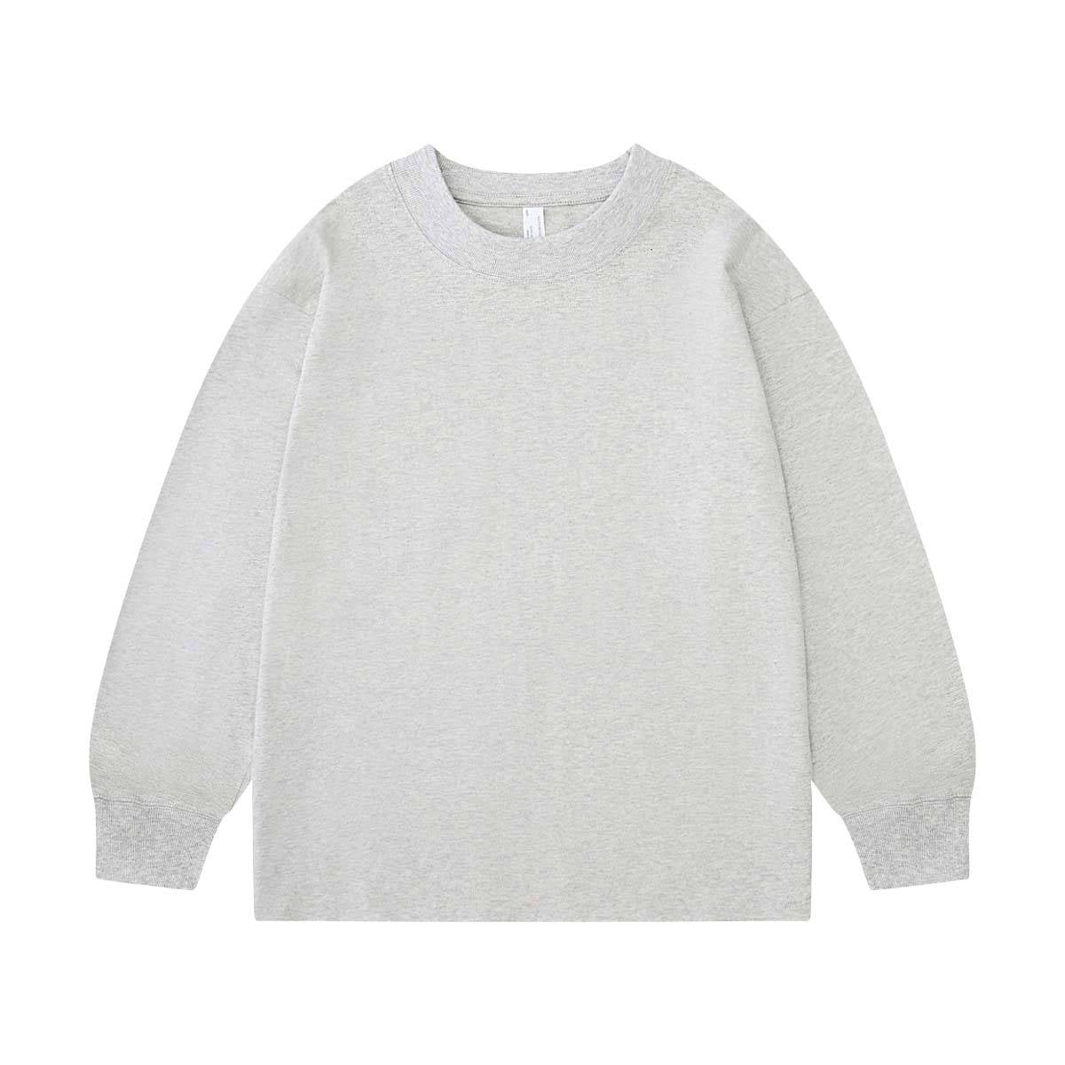 Children Sports Workout 100% cotton Long Sleeve Shirt LL-BT035 print logo 12