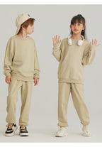 Children Casual Fitness 100% cotton Sweatshirt LL-BW13 print logo 34