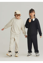 Children Casual Fitness 100% cotton Sweatshirt LL-BW13 print logo 38