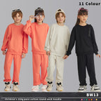 Children Casual Fitness 100% cotton Sweatshirt LL-BW13 print logo 14