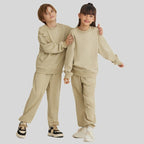 Children Casual Fitness 100% cotton Sweatshirt LL-BW13 print logo 22