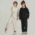 Children Casual Fitness 100% cotton Sweatshirt LL-BW13 print logo 23