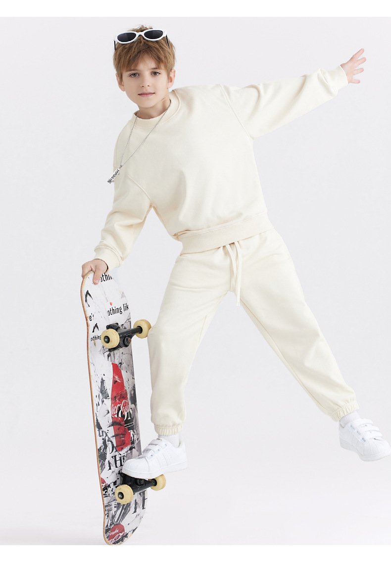 Children Casual Fitness 100% cotton Sweatshirt LL-BW13 print logo 40