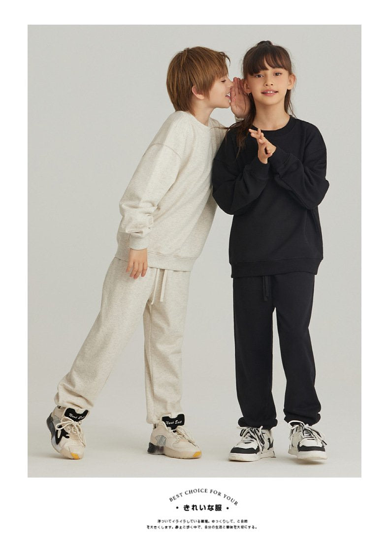 Children Casual Fitness 100% cotton Sweatshirt LL-BW13 print logo 36